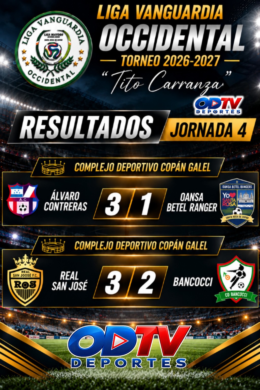 Resultados deportivos